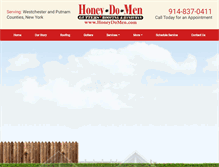 Tablet Screenshot of honeydomen.com